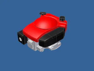 Honda GXV160 Engine 3D Model preview