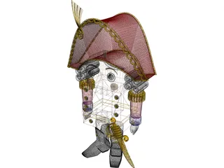 Nutcracker 3D Model preview