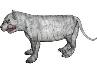 Tiger 3D Model preview