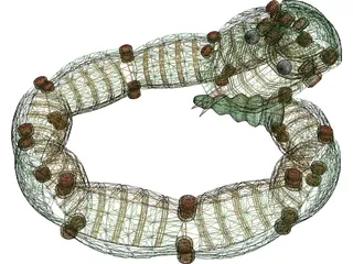 Snake 3D Model preview