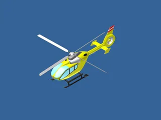 Eurocopter EC-135 3D Model preview
