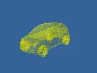 Toyota Yaris Concept (1996) 3D Model preview