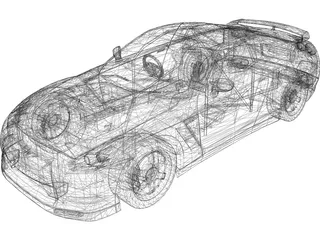 Nissan GT-R Spec-V 3D Model preview