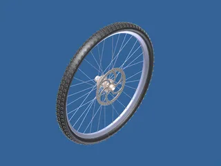 Wheel MTB Front 3D Model preview