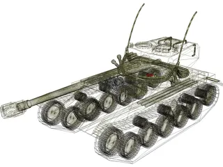 AMX 13 3D Model preview