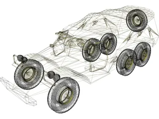 BTR 152 3D Model preview