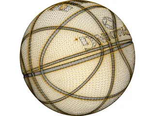 Spalding Basketball 3D Model preview