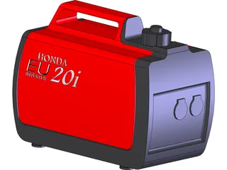 Generator Honda EU20i 3D Model preview