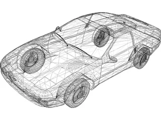 Ford Probe (1992) 3D Model preview