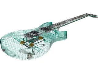 Paul Reed Smith Guitar 3D Model preview
