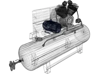 Hertz Compressor 3D Model preview