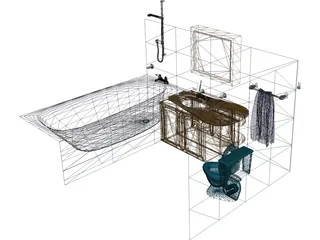 Bathroom 3D Model preview