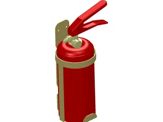 Fire Extinguiser 3D Model preview
