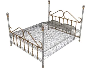 Bed 3D Model preview