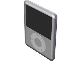 iPod Nano 2nd Gen 3D Model preview