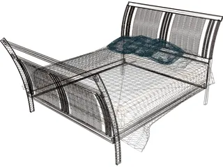 Bed 3D Model preview
