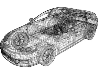 Citroen C5 3D Model preview