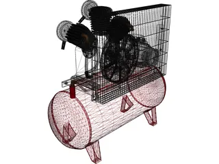 Compressor SENCO 3D Model preview