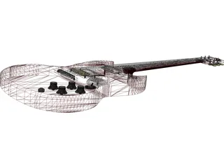 Gibson SG Guitar 3D Model preview
