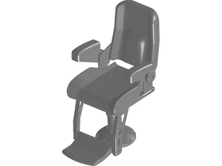 Helm Chair 3D Model preview