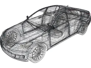 Hyundai Genesis 3D Model preview