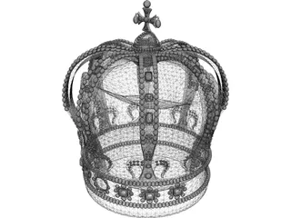 Russian Crown 3D Model preview