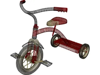 Tricycle 3D Model preview