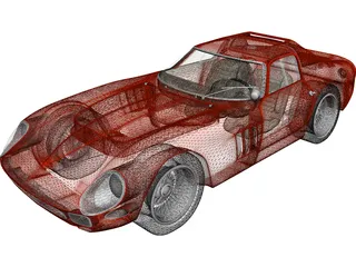 Ferrari 275 GTB (1965) 3D Model preview