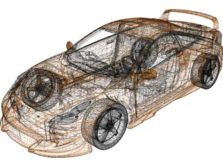 Toyota Celica 3D Model preview