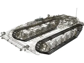 BMP-1 Russia 3D Model preview
