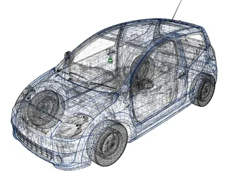 Citroen C2 3D Model preview