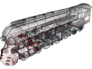 Train New York Central System 3D Model preview