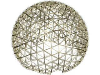 Geodesic Dome 3D Model preview