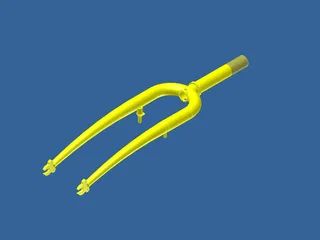 Bicycle Front Fork 3D Model preview