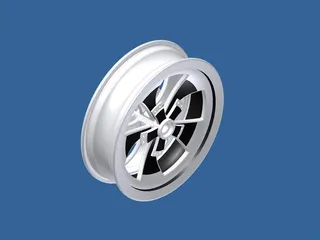 Motorbike 17inch Rim 3D Model preview