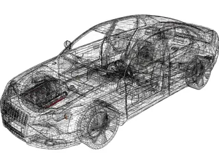 Audi S4 3D Model preview