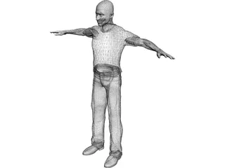 Man 3D Model preview