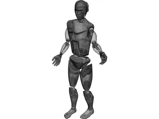 Crash Test Dummy 3D Model preview