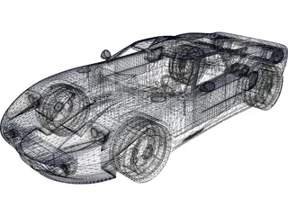 Ford GT40 3D Model preview