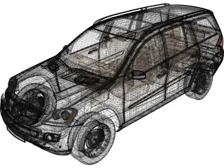 Mercedes-Benz GL-class 3D Model preview