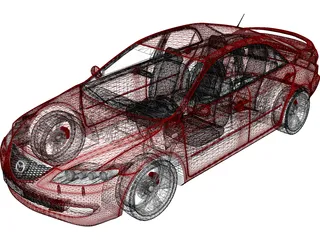 Mazda 6 MPS (2006) 3D Model preview