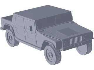 Hummer H1 3D Model preview