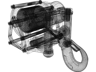 Winch 3D Model preview