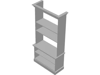 Bookcase 3D Model preview
