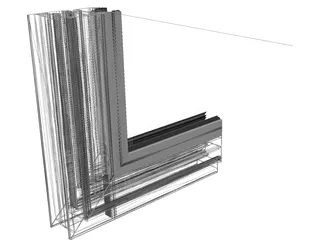 Window Frame Sample 3D Model preview