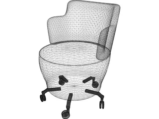 Tarn Orangebox Chair 3D Model preview