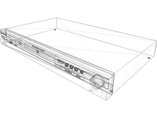 Panasonic DVD Player 3D Model preview