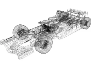 McLaren MP4-20 F1 3D Model preview