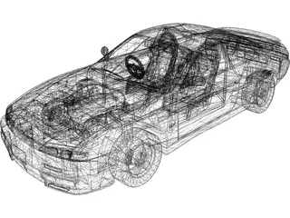Nissan 200SX 3D Model preview