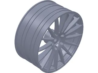 RC Rim Car 3D Model preview